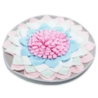 nobleza - Schnüffelteppich 50cm Rund blau