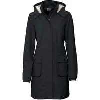 bonprix Parka mit Kapuze und Fellimitat, aus Baumwolle, mit taillierter Passform
