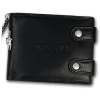 BAG STREET Geldbörse Bag Street Herren Männer Portemonnaie (Portemonnaie, Portemonnaie), Herren Portemonnaie Echtleder Größe ca. 12cm, schwarz