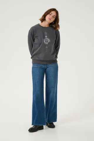 Sweatshirt Loose fit Black Oyster