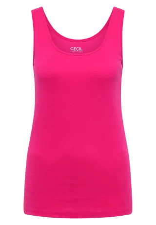 Cecil - Basic Top pink - Gr. - XXL