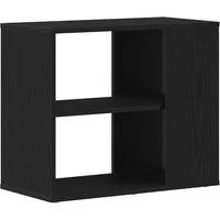 vidaXL Sideboard Sideboard Schwarz Eichen-Optik 60 x 30 x 50 cm Holzwerkstoff (1 St)