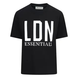 Blank Essentials - "London" T-Shirt für Damen, Übergroß (Schwarz)