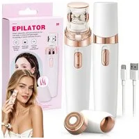 MOPUEA Epilierer Gesichtsrasierer Frauen Wiederaufladbar Kabellos Schmerzfrei Epilierer, USB Haarentfernung Gerät Für Frauen Gesicht Beine Und Körper Anwendung, Sanfter Elektrischer Rasierer Damen Tragbar Effektive Haarentfernung