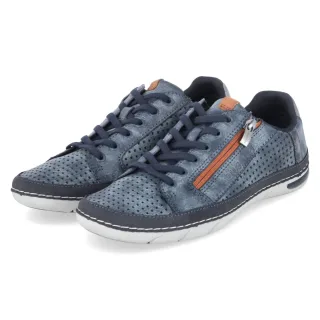 Bugatti Halbschuhe - Gr. 40 - Blau - Synthetik