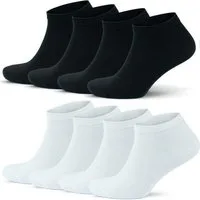 NERS Sneakersocken aus gekämmter Baumwolle für Damen und Herren, ohne drückende Naht (12-Paar) Premium Sneaker Socken mit Komfortbund, atmungskativ