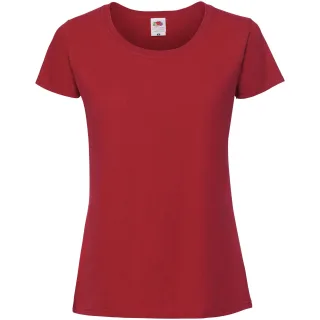 Fruit Of The Loom Womens/Ladies Fit Ringspun Premium Tshirt (Rot)