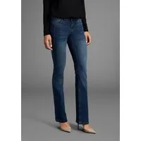 Arizona Bootcut-Jeans mit Keileinsätzen ausgestellte Beinform, niedrige Leibhöhe, elastisches Material