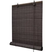 Rollo Bambusrollo SolDecor B86, 60x160cm, Braun – Klemmfix ohne Bohren, Sol Royal, Raffrollo Bambus Inkl Klemmfix, Holzrollo mit Kindersicherheitsclip
