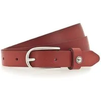 Tamaris Ledergürtel "Cassia Silver" weiches Rindleder mit leichter Narbung, schmal