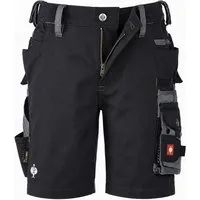 Engelbert Strauss Shorts Kinder Outdoor Shorts e.s.motion graphit/zement mit vielen Taschen Robuste Kinder-Workwear, verstellbarer Elastikbund, 8 Funktionstaschen
