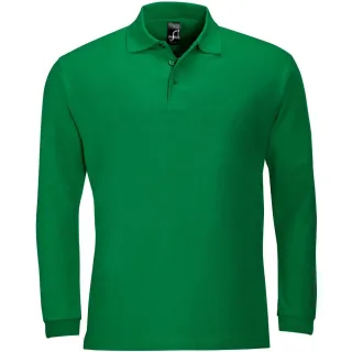 SOLS Winter II - Polo à manches longues - Homme (Vert tendre)