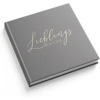 itenga Notizbuch itenga Gästebuch "Lieblingsmenschen" Freundebuch 88 Seiten 21x21cm