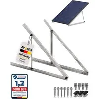 avoltik Solarmodul-Halterung Solarmodul Halterung für Flachdach Wand 0°-90° Alu Aufständerung, (Solarmodul Halterung für Flachdach Wand 0°-90° Alu Aufständerung, Solarmodul Halterung für Flachdach Wand 0°-90° Alu Aufständerung, Farbe silber oder schw