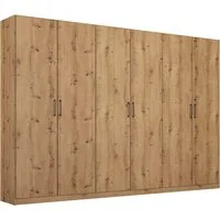 rauch Kleiderschrank Schrank Mehrzweckschrank Garderobenschrank Schlafzimmer Möbel THOR (3 verschiedene Ausstattungen BASIC/CLASSIC/PREMIUM (inkl. SOFT-CLOSE) mit farblich passenden, modernen Metallgriffen MADE IN GERMANY