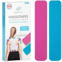 Health Press Kinesiologie-Tape Streifen Precut Blau + Rosa (30-St) (25cm x 5cm)
