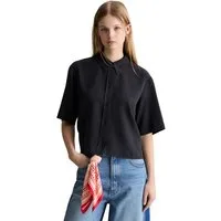 Marc O'Polo DENIM Kurzarmbluse Croped, relaxed fit