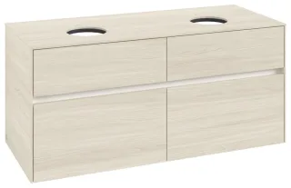 Villeroy & Boch Waschtischunterschrank Collaro C04400 1200x548x500mm 4 Ausz. für 2 Waschtisch White C04400AA