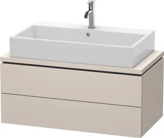 Duravit L-Cube Konsolenwaschtischunterbau wandhängend Taupe Supermatt 920x477x400 mm - LC580808383 LC580808383