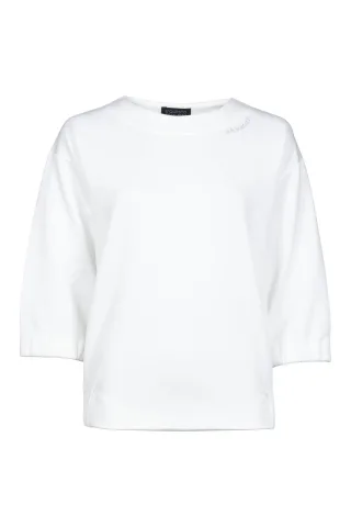 squesto - Leichtsweat 3/4 offwhite - Gr. - 36