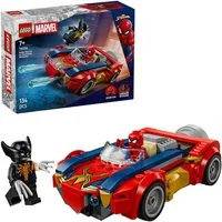 LEGO® Spider-Man Auto vs. Venomized Wolverine (76336), LEGO Super Heroes Konstruktionsspielsteine, (134 St), Made in Europe
