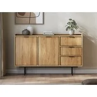Beautysofa Kommode Evron mit 3 Schubladen, 2 Türen (zwei moderne Farben zur Auswahl), Breite: 150 cm