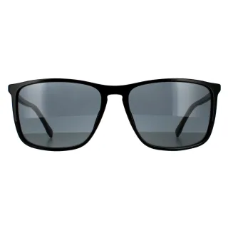 Hugo Boss Square Mens Schwarz Gold Grau Sonnenbrille