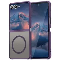 CoolGadget Handyhülle Magnet-Hülle für Samsung Galaxy Z Flip 7 Schutzhülle magnetisch 6,9 Zoll, Hülle Matt Stoßfest kompatibel mit QI-Laden Zubehör Kameraschutz Case