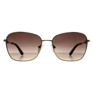 Guess Schmetterling Damen Gold Braun Farbverlauf GU7884