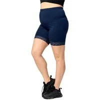 Merry Style Leggings Große Größen Damen kurze Tight mit Spitze aus Baumwolle MS10-459 (1-tlg)