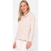 Zwillingsherz Hoodie "Moin" Kapuze, Kordelzug, Langarm, maritimer Schriftzug