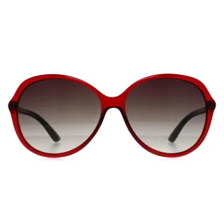 Seksy N2809 B Sonnenbrille mit transparentem burgunderfarbenem Rauchverlauf