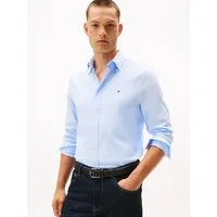 Tommy Hilfiger Langarmhemd DOBBY Slim Fit, Button-down-Kragen