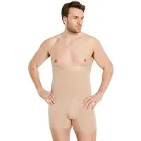 FINN Design Shapinghose mit starker Kompression - Shapewear Shorts Herren mit Bauch-Weg Effekt Figurformende Kompressionsshorts aus Baumwolle mit hoher Taille