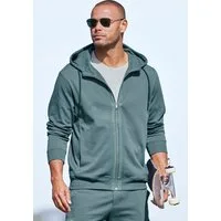 AUTHENTIC LE JOGGER Kapuzensweatjacke Sweatjacke mit Eingrifftaschen aus Baumwoll-Mix