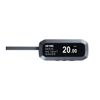 SKYRC RC Ride Height Gauge LCD Digital Display High Precision 2-38 mm Range Compatible with 1/24 1/14 1/12 1/10 1/8 RC C