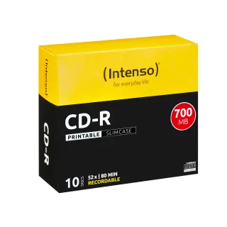 Intenso 10 x CD-R | 1801622 | 700 MB (80 Min) 52x - mit