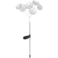 LIGHT&MORE LED Gartenleuchte Light & More LED Solarleuchte Blumen weiß