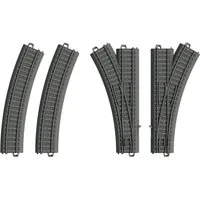 Märklin Gleise-Set Märklin my world - Kunststoffgleis Weichen-Set - 23401, H0, Made in Europe