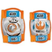 Star Wars Kinder-Schutzausrüstung 4-tlg Star Wars BB-8 Kinder-Schützer – Knie & Ellbogen Set