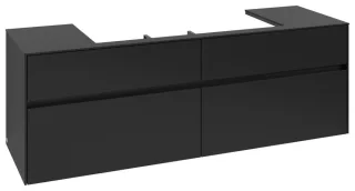 Villeroy & Boch Waschtischunterschrank Collaro C03100 1600x548x500mm 4 Ausz. Waschtisch mittig Volca C03100VL
