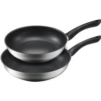 Kopf Pfannen-Set Alfons 2tlg., Edelstahl, 24 + 28 cm, Teflon-Select-Beschichtung, Induktion