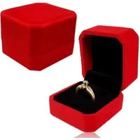 BAYLI Schmucketui Ringetui Ringbox Ringschachtel Schmuckschachtel Geschenkbox Trauringet