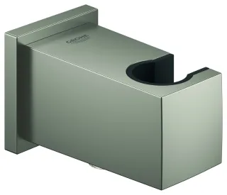 GROHE Wandanschlussbogen Euphoria Cube 26370 mit Wandbrausehalter satin steel, 26370MS0 26370MS0