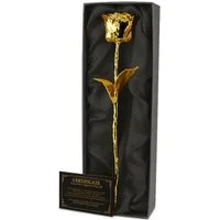 Mikamax Dekofigur Ewige goldene Rose 24 Karat Gold in Geschenkverpackung mit