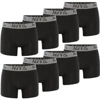 Phil & Co. Boxer Herren Männer Retroshorts Boxershorts Trunks (8-St) gedruckte Pflegehinweise Mehrpack