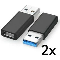 TradeNation USB Adapter Stecker USB C OTG Ladeadapter Konverter USB A auf USB C Smartphone-Adapter USB 3.0 Typ A zu USB-C, Plug and Play OTG USB 3.0