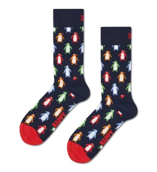 happy socks - Penguin Sock Blau - Gr. - 43.5