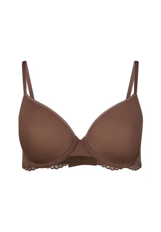 SKINY - Skiny Damen Spacer BH Micrornaments deep taupe