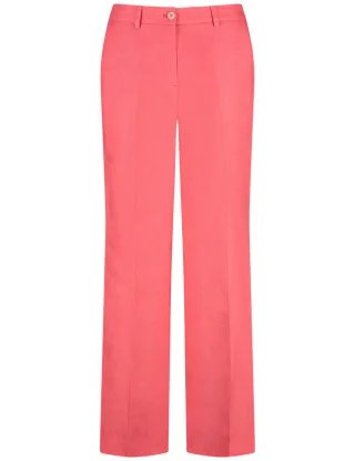 GERRY WEBER Collection - Leinenhose mit Bügelfalten violet/pink - Gr. - 42